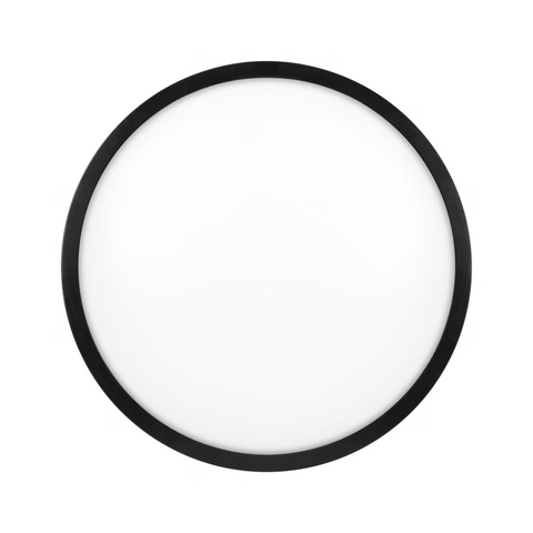 plafoniera rezistenta ip44 neagra 18w luvo cu senzor miscare