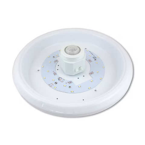 plafoniera led 12w cu senzor pir 360 grade alb neutru