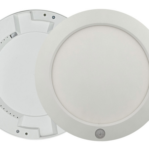 spot led cu senzor, spoturi cu senzor miscare, plafoniera cu senzor, spot rotund, plafoniera suprafata, spot cct, led-box.ro