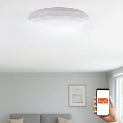 Plafonieră LED 24W lumina caldă și rece