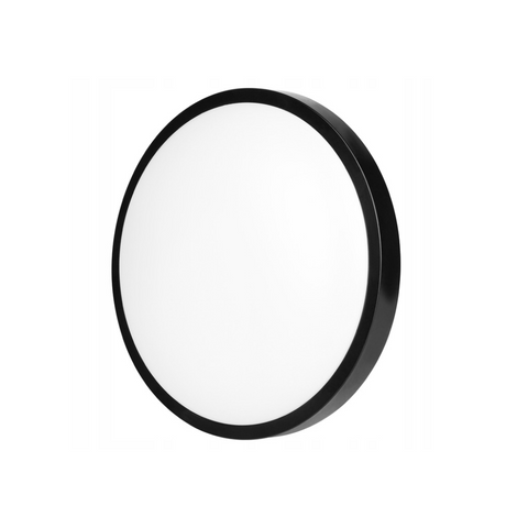 plafoniera design industrial led 24w Ø325mm negru ip44