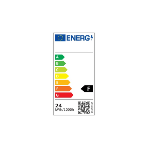 plafoniera led rezistenta la umiditate neagra 24w 4000k, clasa energetica f