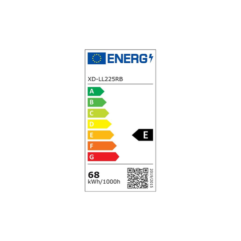 clasa energetica E plafoniera LED 68 kwh