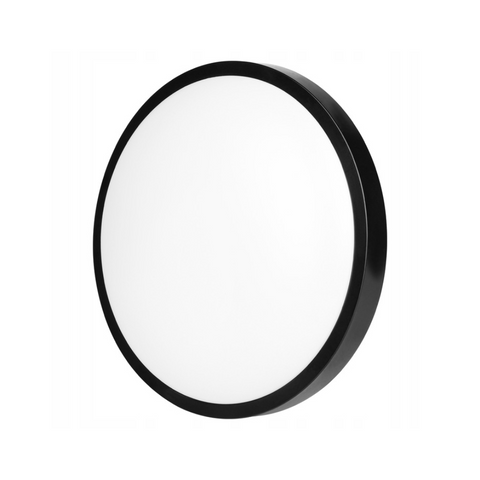 Plafonieră LED rotundă neagra 18W pentru camere rezidențiale sau spatii comerciale
