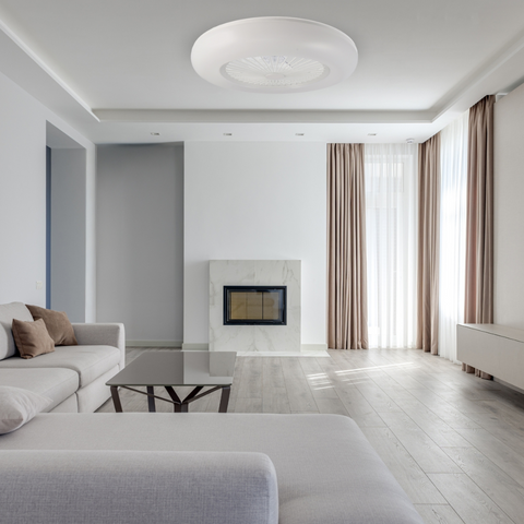 ventilator tavan, ventilator cu plafo niera CCT, plafoniera cu ventilator si telecomanda, corp iluminat cu ventilator, lustra led cu ventilator si telecomanda, ventilator tavan silentios, led-box.ro