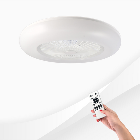 ventilator tavan, ventilator cu plafo niera CCT, plafoniera cu ventilator si telecomanda, corp iluminat cu ventilator, lustra led cu ventilator si telecomanda, ventilator tavan silentios, led-box.ro