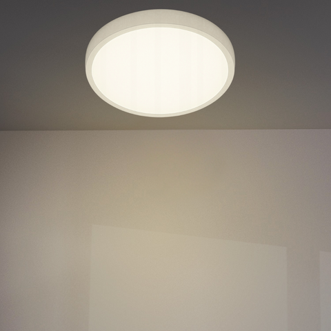 Design minimalist plafonieră LED Luvo Ø275mm albă 4000K