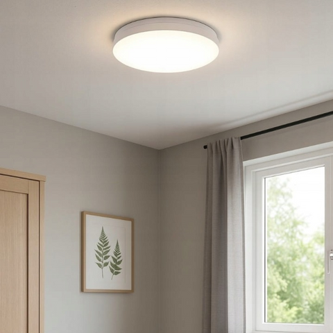 corp de iluminat plafon led rotund 24w 4000k pentru baie si birou
