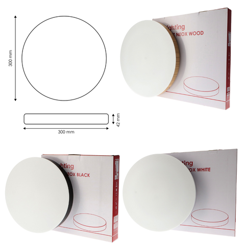 Plafonieră LED rotundă NEOX 24W dimensiuni