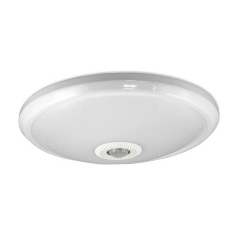 plafoniera metal pc alb neutru 12w cu senzor pir