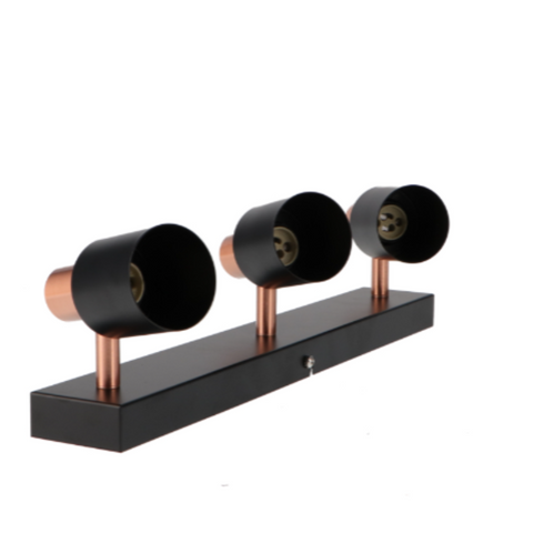 Plafonieră decorativă modernă, Seria Gold cu două spoturi