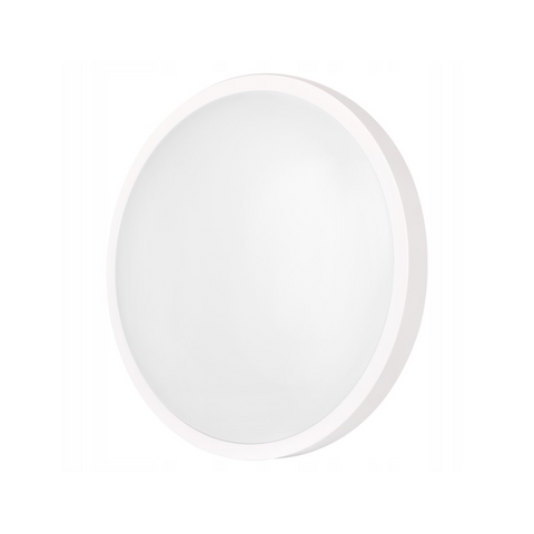 plafoniera moderna alba 2xe27 cu senzor microvaluri