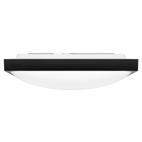 plafoniera tehnica neagra 2xe27 luvo cu senzor miscare ip44