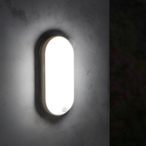 plafoniera led ovala, plafoniera cu senzor, plafoniere exterior, aplice exterior cu senzor miscare, plafoniera terasa, plafoniera balcon cu senzor, led-box.ro