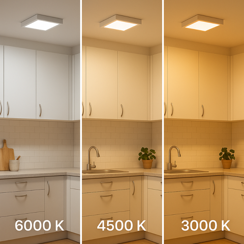 Plafonieră LED pătrată 20w design subțire