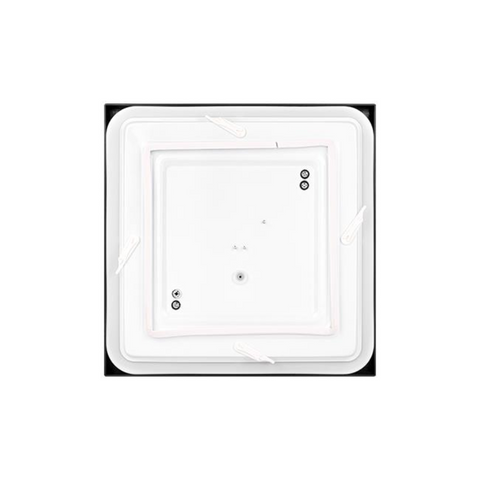 plafoniera compacta neagra cu soclu e27 si senzor dip