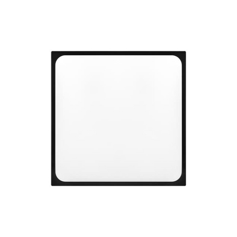 plafoniera smart neagra patrata 305mm cu senzor microvaluri