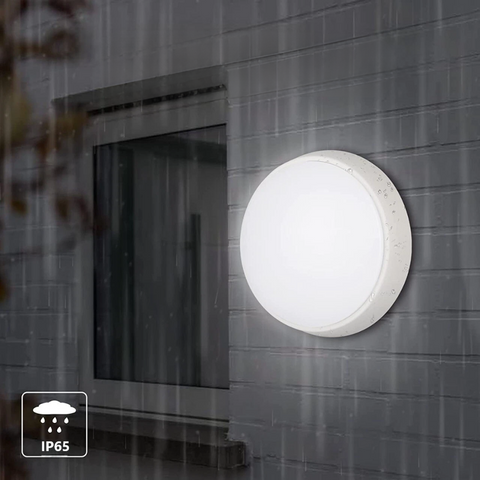 Plafoniera rezistenta la apa si uv pentru iluminat exterior, fatada sau terasa, led-box.ro