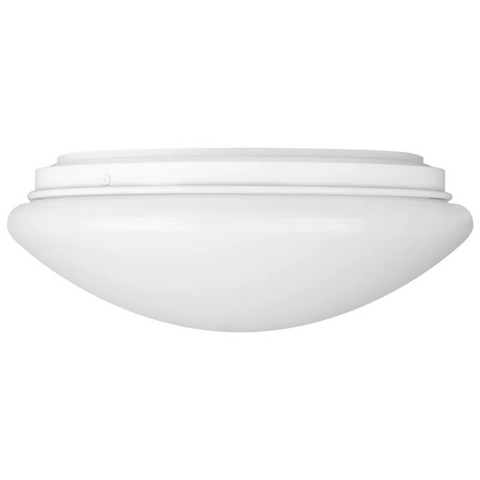 Plafoniera rotundă E27 cu protecție IP44 montată pe tavan alb