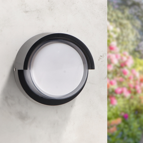 plafoniera CCT, plafoniera LED exterior, plafoniere terase, aplica exterior 12w, plafoniera aluminiu CCT, plafoniera 12W cct, led-box.ro