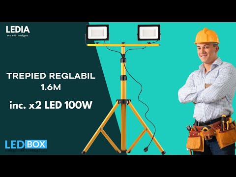 trepied cu 2 proiectoare 100w, trepied dublu reglabil, trepied dublu proiector, proiectoare led cu trepied dublu, proiector cu trepied dublu, proiectoare led trepied dublu, proiector trepied, reflectoare lucru cu trepied dublu, trepied pentru proiectoare, trepied proiectoare dedeman, trepied proiectoare led, trepied reglabil, trepied de lucru cu 2 proiectoare, led-box.ro