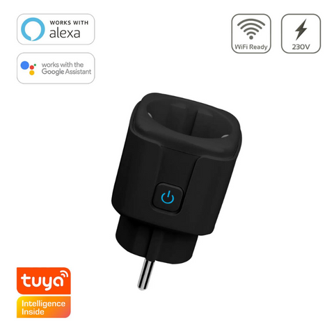Priza inteligenta WIFI 16A Tuya, MiBoxer SWE01
