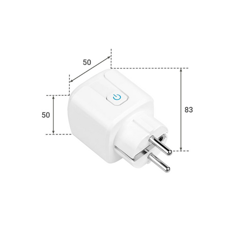 Priza inteligenta WIFI 16A Tuya, MiBoxer SWE01