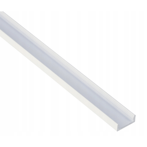 profil led aluminiu, profil banda led, profil alb, profil aluminiu 1 metru, profil banda 1m, profil suprafata, profil montare pe suprafata, profile din aluminiu, profile banda led, led-box.ro