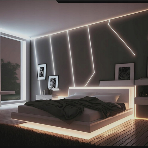 profile incastrate, profile led montaj incastrat, profil incastrat, profil banda led, profil incastrat 1m, profile 1m aluminiu, profile aluminiu 1m, led-box.ro