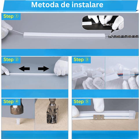 profil silicon, profil banda led, profil silicon 13x6mm, profil banda led exterior, dispersor banda led, profil banda led flexibil, profil led dedeman, profil flexibil banda led, led-box.ro