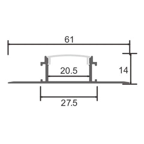 profil aluminiu 2m, profil banda led, profile aluminiu, profil led incastrat, profil aluminiu 14x61mm, profile incastrate, profil aluminiu led, profil banda led, profil din aluminiu, profil pentru banda led, profile de aluminiu Dedeman, profil aluminiu incastrabile, profil banda led incastrat, led-box.ro