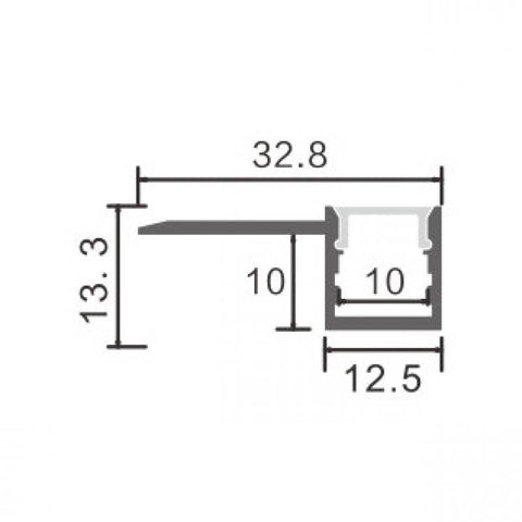 profil led aluminiu , profil banda led, profile aluminiu, profil led incastrabil, profil aluminiu 13,3x32.8mm, profile incastrate colt, profil aluminiu led, profil banda led, profil din aluminiu de colt, profil pentru banda led, profile de aluminiu Dedeman, profil aluminiu incastrabile, profil banda led incastrabil