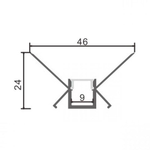 profil led aluminiu, profil banda led, profile aluminiu, profil led incastrabil, profil aluminiu 24x46mm, profile incastrate, profil aluminiude colt, profil banda led, profil din aluminiu, profil pentru banda led, profile de aluminiu Dedeman, profil aluminiu incastrabile colt, profil banda led incastrabil
