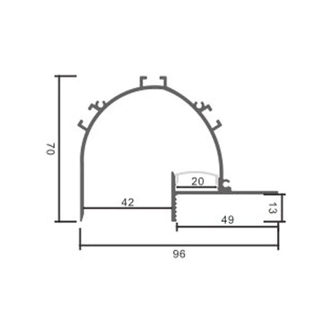 profil led aluminiu de colt, profil banda led, profile aluminiu, profil led incastrabil, profil aluminiu70 x 96 mm, profile incastrate, profil aluminiu, profil banda led, profil din aluminiu, profil incastrabil colt, profile de aluminiu Dedeman, profil aluminiu incastrabile, profil banda led incastrabil