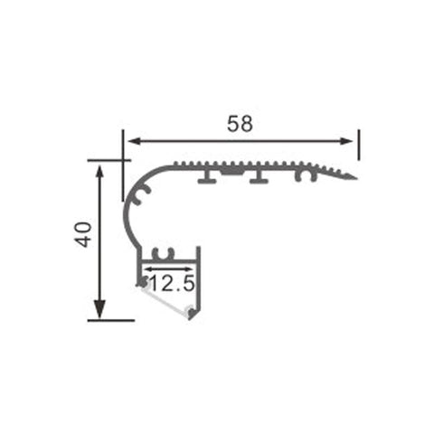 profil led plinta, profil plinta banda led, profile aluminiu plinta, profil aluminiu 40x58mm, profile plinta, profil aluminiu plinta, profil banda led, profil din aluminiu plinta, profile de aluminiu Dedeman, profil aluminiu montaj plinta, led-box.ro