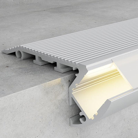 profil led trepte, profil plinta banda led, profile aluminiu scari, profil aluminiu 26x65 mm, profile trepte, profil aluminiu trepte, profil banda led, profil din aluminiu scari, profile de aluminiu Dedeman, profil aluminiu montaj trepte, led-box.ro