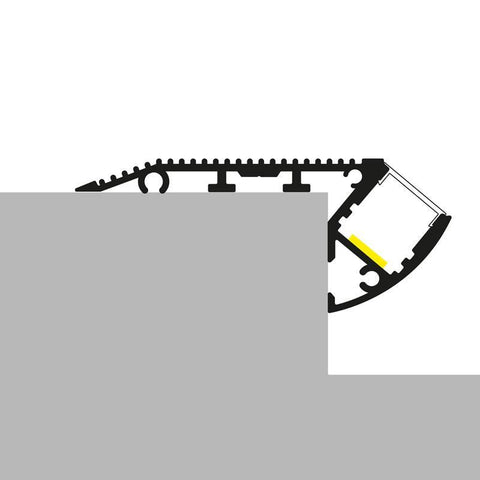 profil led trepte, profil plinta banda led, profile aluminiu scari, profil aluminiu 26x65 mm, profile trepte, profil aluminiu trepte, profil banda led, profil din aluminiu scari, profile de aluminiu Dedeman, profil aluminiu montaj trepte, led-box.ro