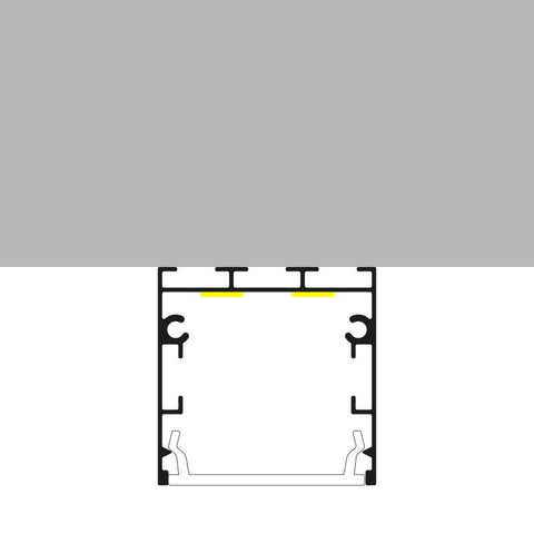 profil aluminiu suspendat, profile suspendate, profile led suspendate, profil banda led suspendat, profil aluminiu dedeman, profil din aluminiu 35x35mm, led-box.ro