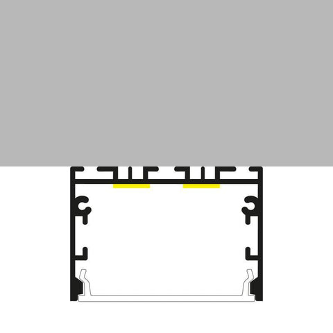 profil led negru, profil aluminiu, profil banda led, profile aluminiu suspendate, profil aluminiu 32x50 mm, profile suspendate, profil aluminiu suspendat, profil banda led, profil din aluminiu suspendat, profile de aluminiu Dedeman