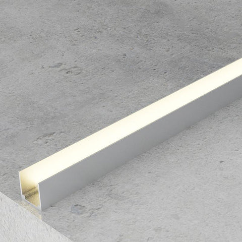 Profil Slim II din aluminiu pentru banda LED, 7 x 9 mm, 2 metri - led-box.ro