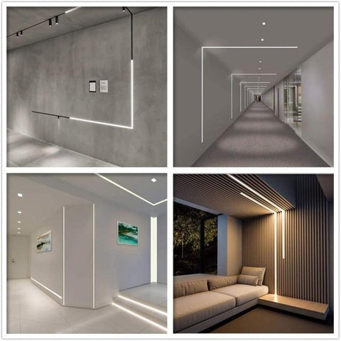Profil Slim II din aluminiu pentru banda LED, 7 x 9 mm, 2 metri - led-box.ro