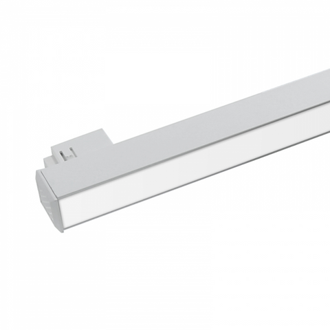 proiector LED magnetic 18w Alb, spot led sina magnetica, proiector led liniar pe sina magnetica, iluminat sina magnetica, sina spoturi magnetice, corpuri iluminat sina magnetica, spoturi magnetice liniare pe sina, spoturi magnetice albe, sina magnetica led tavan, iluminat pe sina magnetica, led-box.ro