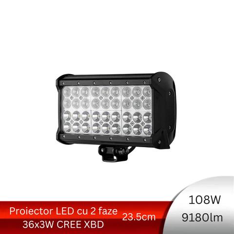led bar auto 108w, bara led auto, proiector led auto combo, proiectoare auto 23cm, proiectoare off road, proiectoare led off road, proiector led auto offroad, proiector led 12v auto, proiector led 24v camion, proiectoare led camion, bara led off road, led bara auto, proiectoare suv, proiector 12v auto