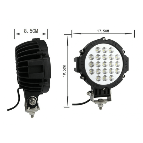proiector auto rotund, proiector led auto 63w, proiectoare auto, proiectoare off road, proiector auto offroad 20cm, proiector offroad 12v-24v, proiectoare led camion, proiectoare suv, proiector 12v-24v auto, led-box.ro