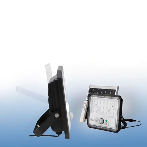 Proiector LED Solar 50W Exterior – Senzor Mișcare, Lumina Rece/Neutră, Autonomie 8-10h, IP65 led-box.ro
