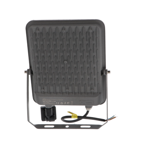 Proiector LED 100W carcasa din aluminiu, vedere din spate a carcasei
