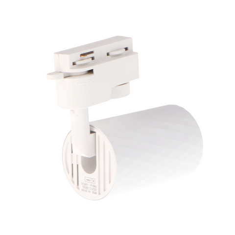 Spot pe sina alb, model Diamond, aluminiu, 10w- led-box.ro