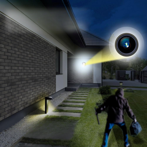 proiector solar, proiector cu camera wifi, proiector cu camera supraveghere, proiector cu panou solar, proiector wifi, proiector solar exterior, proiector wifi, proiector controlor aplicatie telefon, proiector solar 300w, led-box.ro