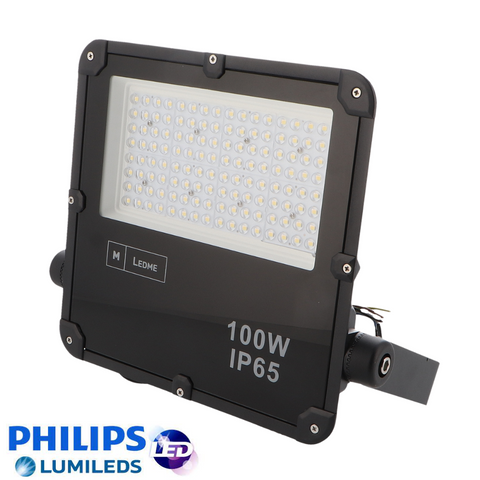 proiector LED 100W, proiector LED exterior IP65, iluminat LED dimabil 1-10V, proiector LED industrial, proiector slim LED 100W, iluminat curte / parcare LED, led-box.ro