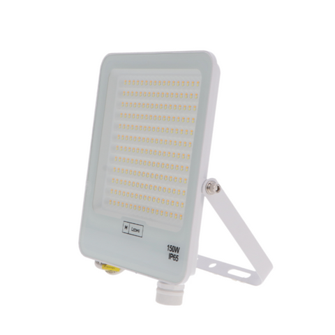 Proiector LED industrial Napoli 150W carcasă albă, CRI 90, unghi 120 grade